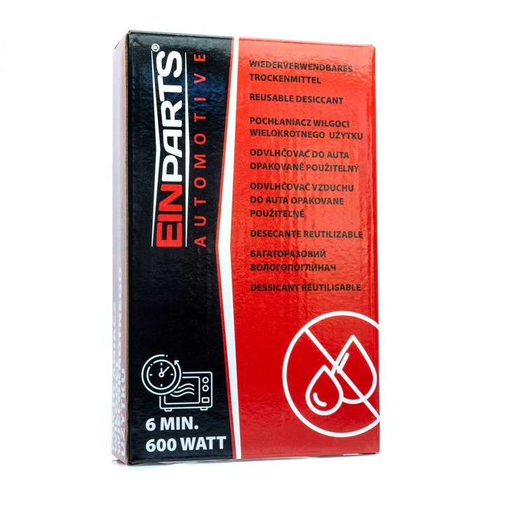 2 x POCHŁANIACZ WILGOCI DO AUTA SAMOCHODU WIELORAZOWY WSKAŹNIK ZAPEŁNIENIA