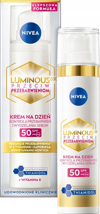NIVEA Cellular Luminous630 Krem na dzień przeciw przebarwieniom SPF 50 40ml