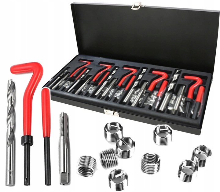 ZESTAW NAPRAWCZY GWINTÓW NAPRAWY GWINTU M5-M12 131