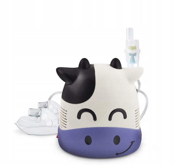 INHALATOR NEBULIZATOR DLA DZIECKA KRÓWKA 2 x MASKA