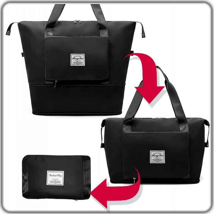 Torba podróżna codzienna bagaż podręczny do samolotu składana wodoodporna