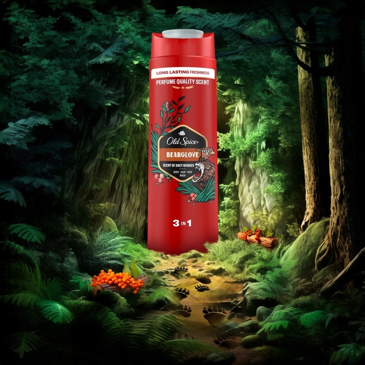 Old Spice Bearglove szampon żel pod prysznic 3w1 dla mężczyzn XXL 675 ml