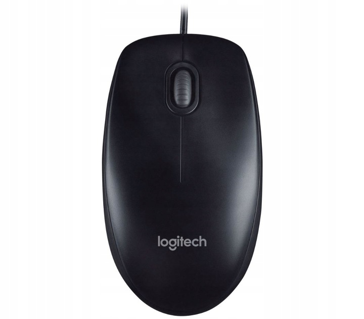 Mysz przewodowa Logitech B100 czarna USB 800 DPI