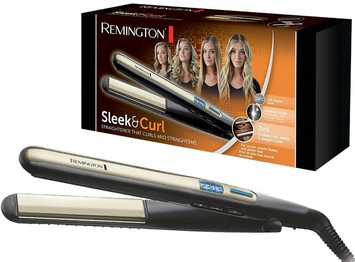 Prostownica Do Włosów REMINGTON S6500 Prostuje i Kręci
