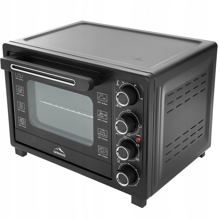 PIEKARNIK ELEKTRYCZNY 45L 2000W 250°C TERMOOBIEG ROŻNO GRILL