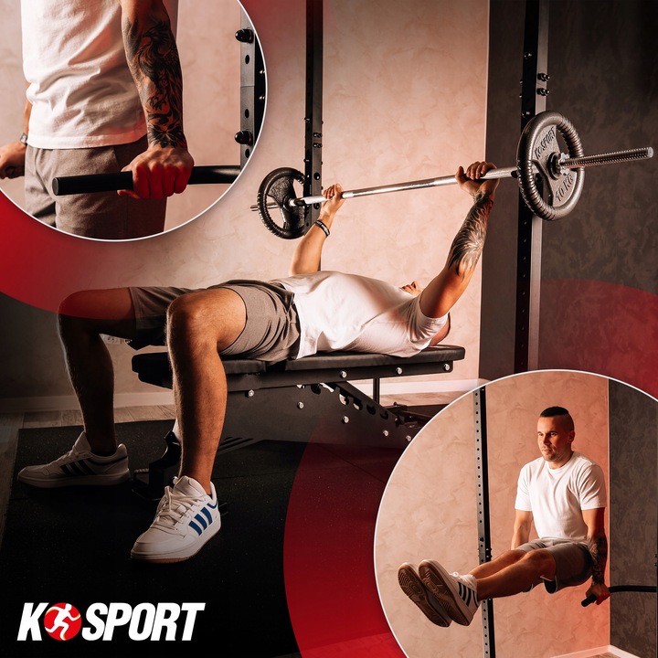 Drążek stacjonarny do podciągania poręcze ćwiczeń dipów stojaki pod sztangę