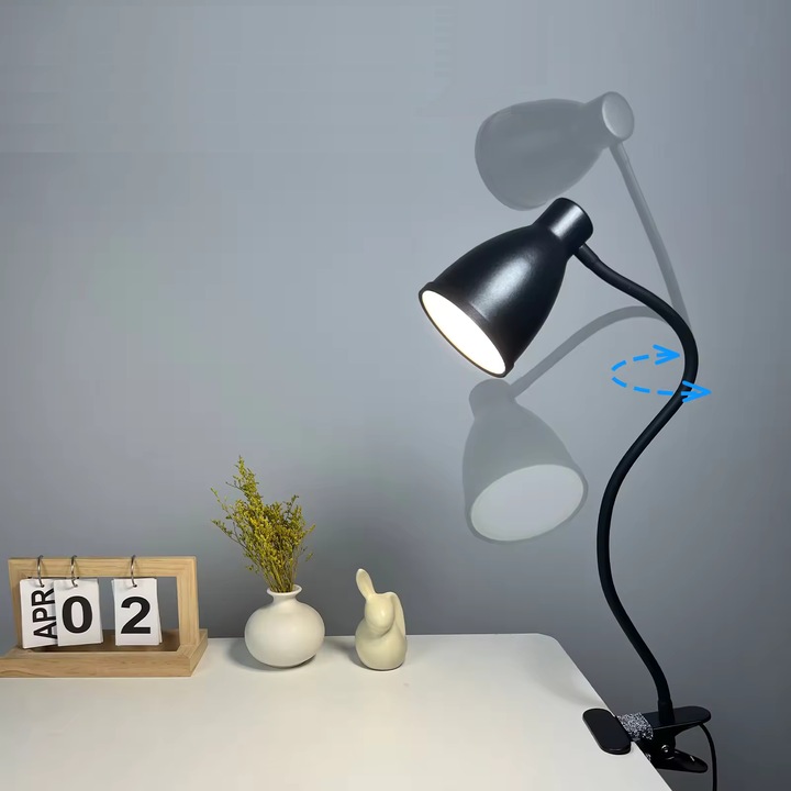 Lampka Lampa LED Biurkowa Kreślarska Na Klips Regulacja Światła 40xLED