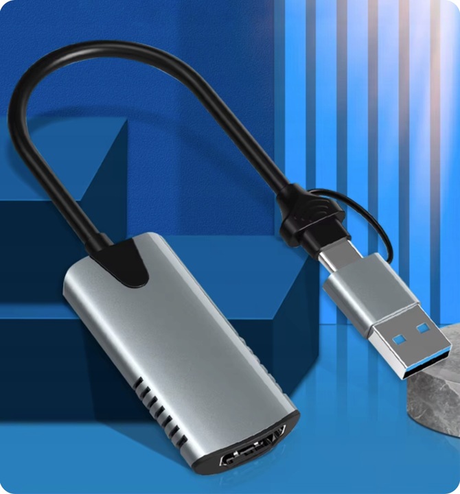 VIDEO GRABBER HDMI NAGRYWARKA OBRAZU USB 4K OBS STREAMING CAPTURE CARD PC