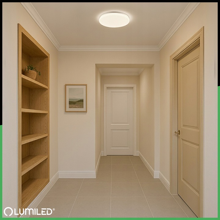 LAMPA DO ŁAZIENKI PLAFON ŁAZIENKOWY LED 24W IP44 PANEL SUFITOWY