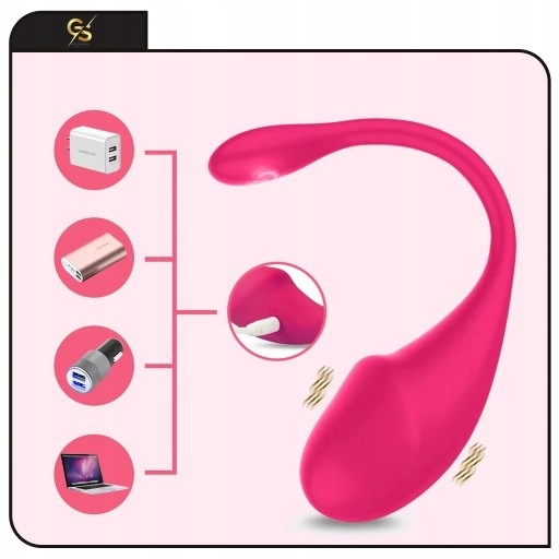 WIBRATOR JAJKO Z APLIKACJĄ ZDALNIE STEROWANY BLUETOOTH TELEFONEM PAR