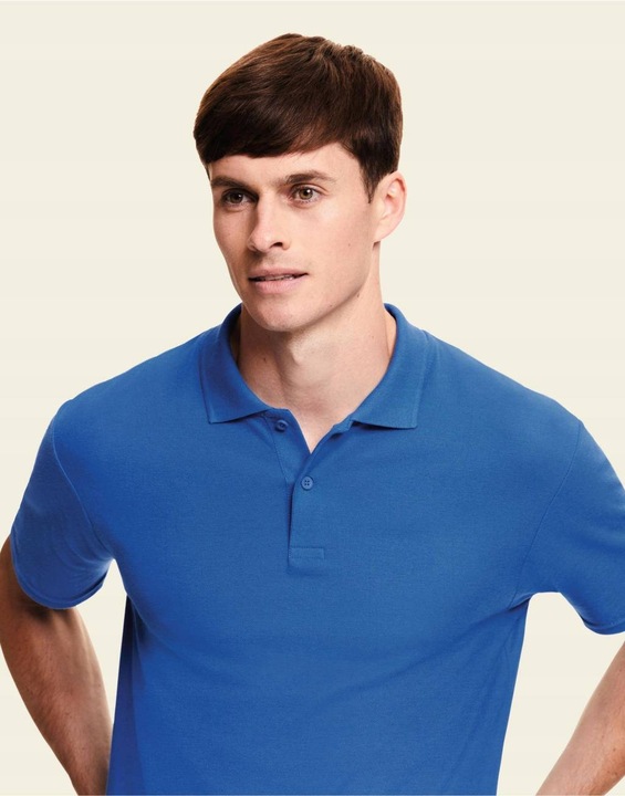 KOSZULKA POLO ORIGINAL FRUIT OF THE LOOM Black L