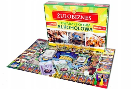 GRA PLANSZOWA ŻULOBIZNES Z KIELISZKAMI TOWARZYSKA