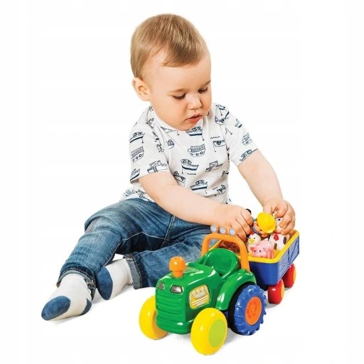 Dumel Traktor Farmer Interaktywny mówi PL świeci