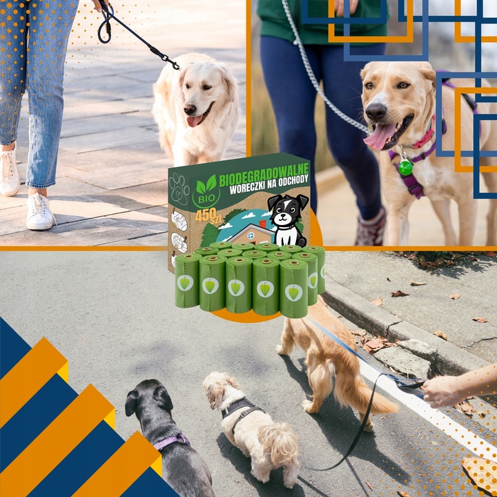 WORECZKI BIODEGRADOWALNE NA PSIE ODCHODY BIO WORKI NA KUPY PSA 360 SZT ETUI