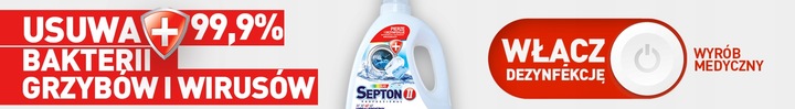 Clovin II Septon Liquid 1,5l dezynfekujący już w 40 stopniach