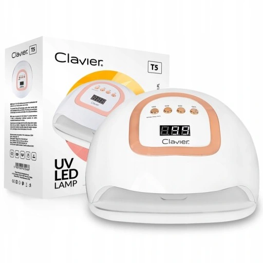 MOCNA LAMPA DO PAZNOKCI UV LED 220W MANICURE PEDICURE BIAŁE DNO