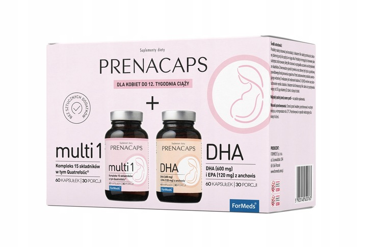 ForMeds PRENACAPS MULTI1 + DHA 1 Trymestr Ciąży