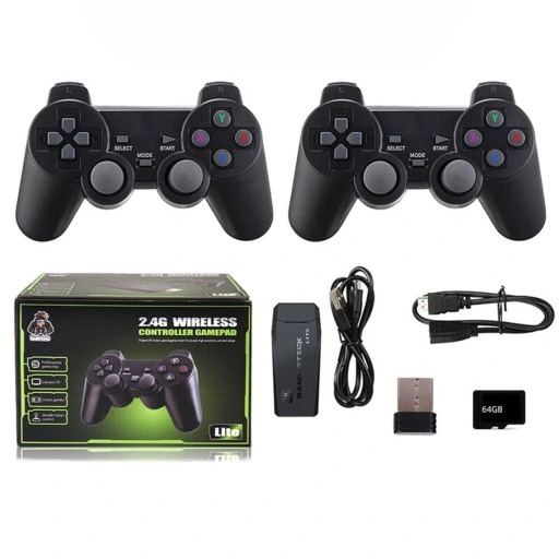 KONSOLA RETRO GRA TELEWIZYJNA BEZPRZEWODOWE 2 PADY 10000 GIER EMULATOR