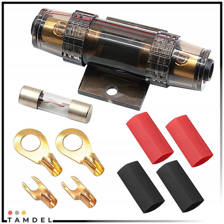 Zestaw kabli do wzmacniacza samochodowego 2000W 4GA