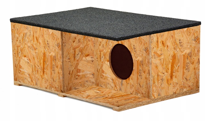 BUDKA BUDA DOMEK KOJEC LEGOWISKO DLA KOTA NA ZIMĘ