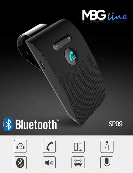 ZESTAW GŁOŚNOMÓWIĄCY BLUETOOTH 4.2 EDR AUTOSTART