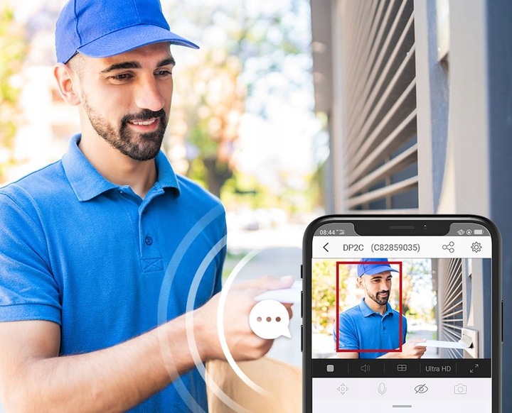Wizjer EZVIZ DP2 2K dotykowy WiFi Wizjer z Kamerą i Dzwonkiem Judasz