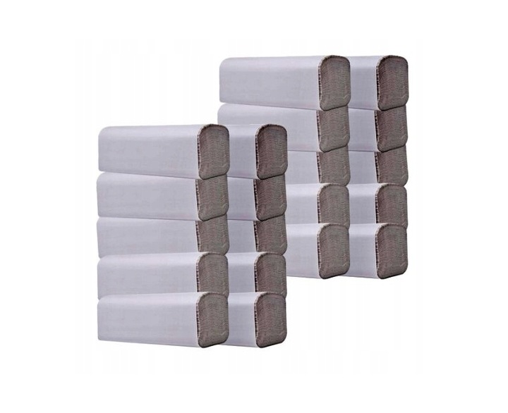 Ręcznik papierowy ZZ Bio szary 4000szt GRUBY Gramatura 38-40g 21cm x23 4000