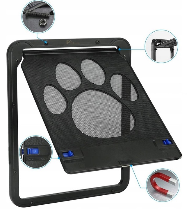 DRZWICZKI DRZWI DLA PSA KOTA WAHADŁOWE PRZEJŚCIE