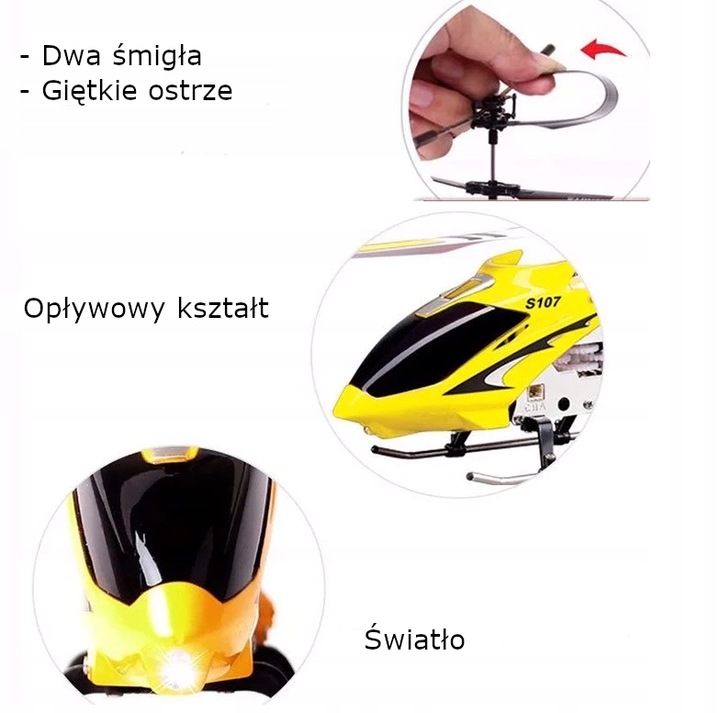 HELIKOPTER SYMA S107G Zdalnie Sterowany SAMOLOT RC