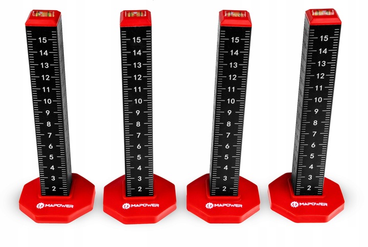 ZNACZNIK MAGNETYCZNY DO POZIOMOWANIA SŁUPEK LINIJKA DO POZIOMIC 4