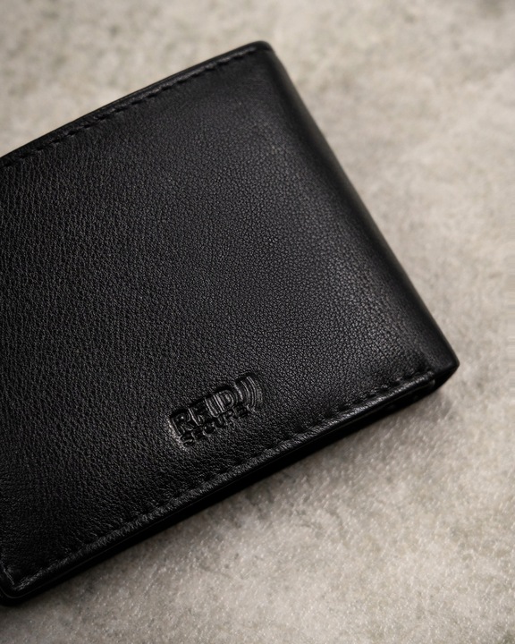 Peterson zestaw klasyczny portfel skórzany męski + brelok