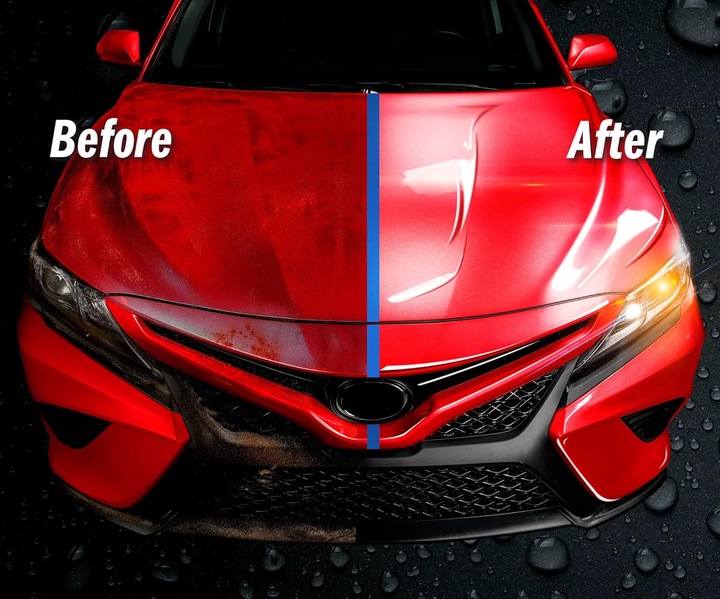 Wosk samochodowy CERAMICZNY DO LAKIERU 3W1 SPRAY WAX POWŁOKA Hydrofobowa