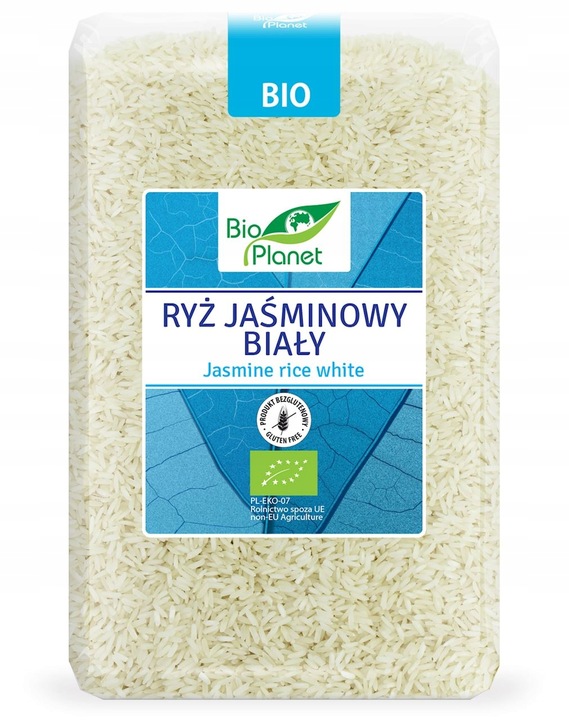 Ryż jaśminowy biały bezglutenowy BIO 2kg - Bio Planet