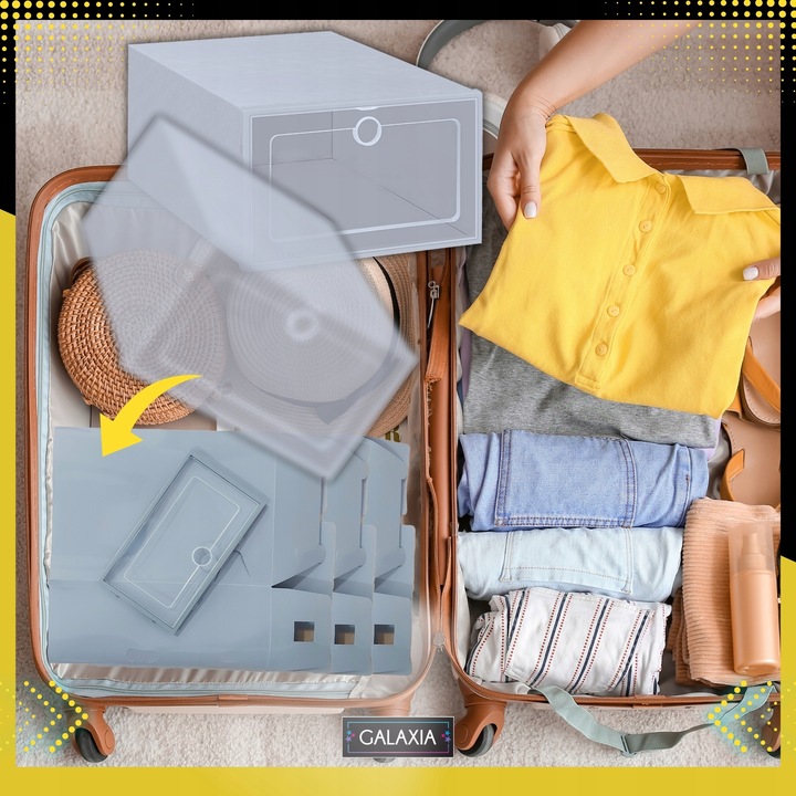 10X PUDEŁKA NA BUTY ORGANIZER PUDEŁKO SZAFKA PÓŁKA STOJAK POJEMNIKI