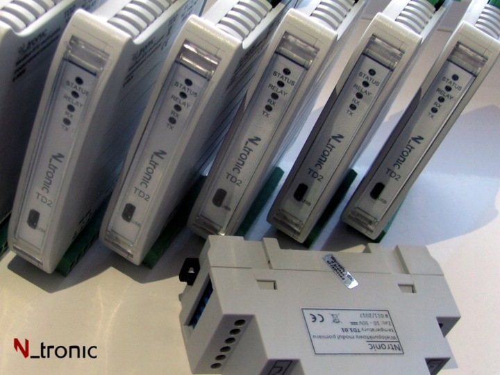 TD2 PRZETWORNIK WIELOPUNKTOWEGO POMIARU NA MODBUS