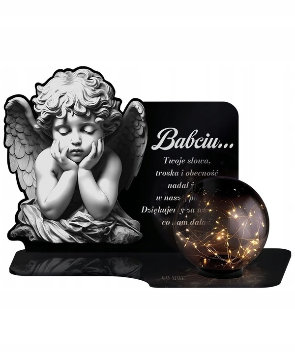 Personalizowany Znicz Solarny LED XL – Wzruszająca Pamiątka Premium Na