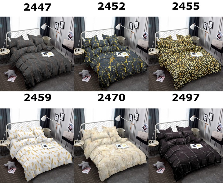 Pościel 160x200 + 2 Poszewki Komplet 3- Częściowy Kwiaty 3D Wiele Wzorów