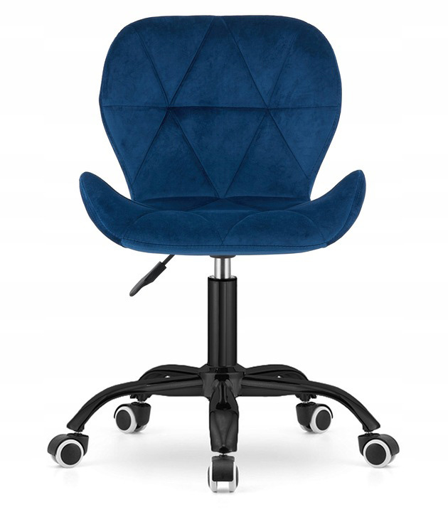 Krzesło obrotowe do biurka ucznia gabinetu regulowane welurowe Lugano.pro