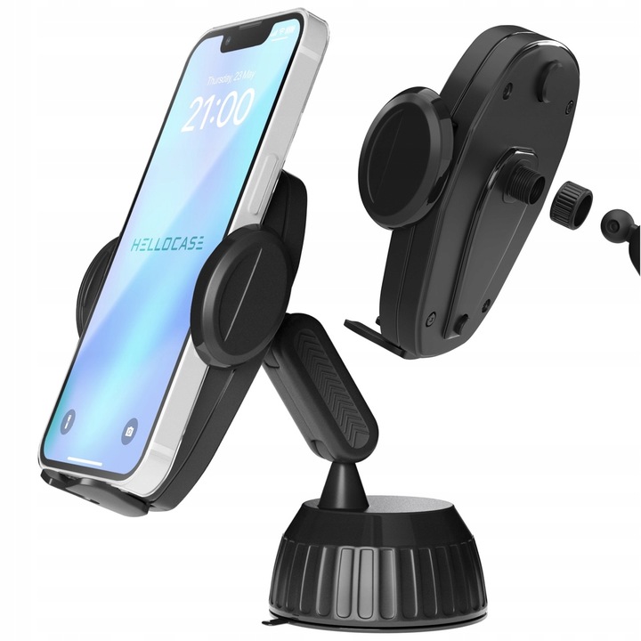 Uchwyt Na Telefon Do Samochodu, Samochodowy Do Telefonu, Czarny, Na Kokpit