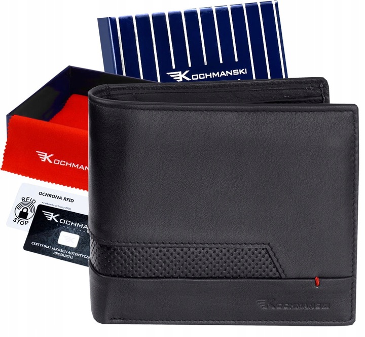 KOCHMANSKI portfel męski skórzany skóra naturalna PREMIUM
