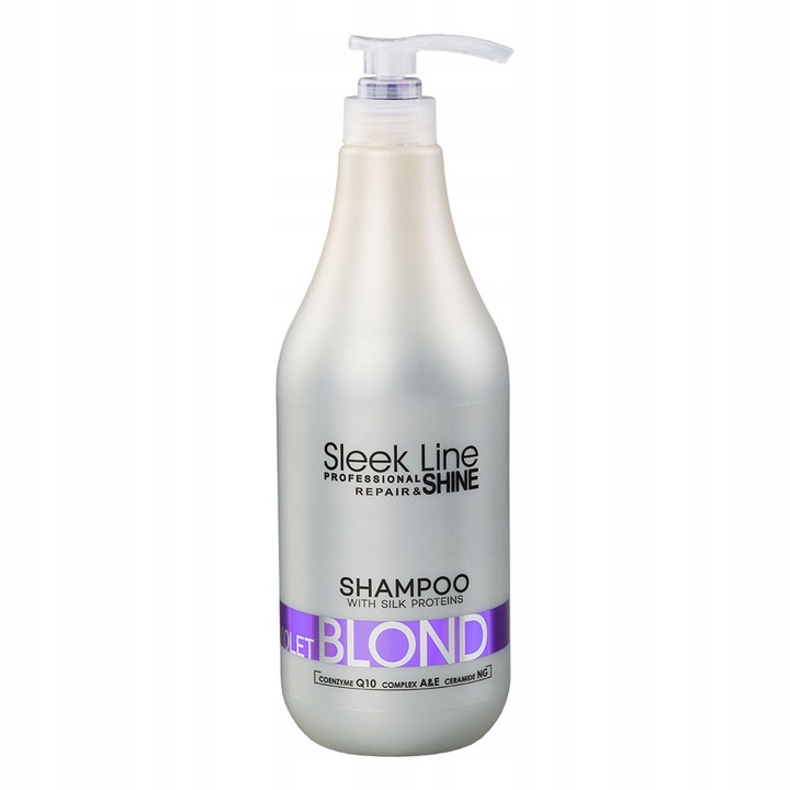 STAPIZ Szampon + Maska do włosów VIOLET BLOND 2x1000ml + Pompka