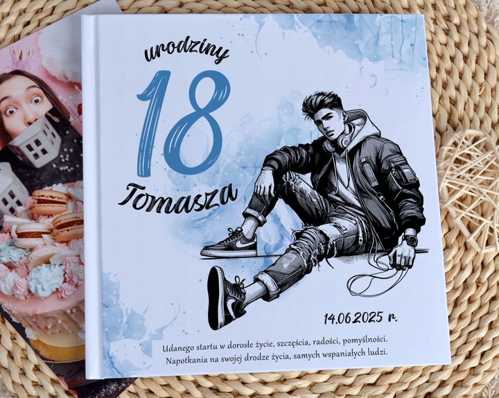 Księga gości karty białe na urodziny rocznice nietypowe okazje