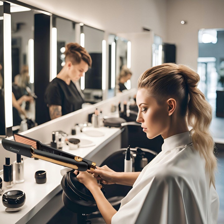 KARBOWNICA DO WŁOSÓW CERAMICZNA CERAMICZNA PRO JONIZACJA FALE GEEMY