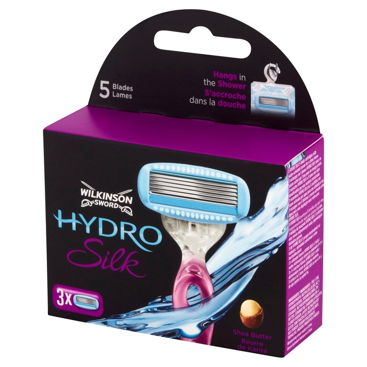 WILKINSON HYDRO SILK WKŁADY DO MASZYNKI 3 SZT