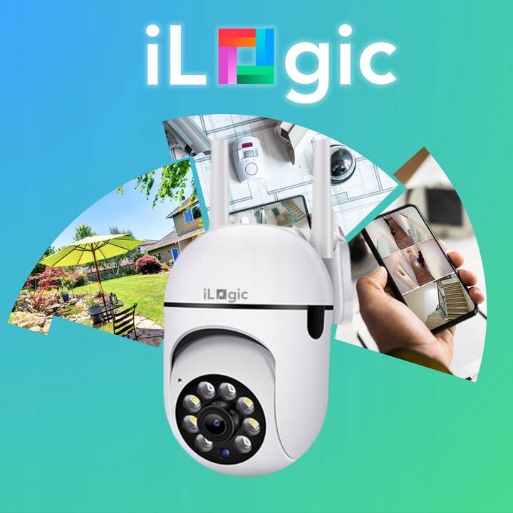 KAMERA ZEWNĘTRZNA WiFi IP OBROTOWA 3MPx TUYA Bezprzewodowa Full HD 8x ZOOM