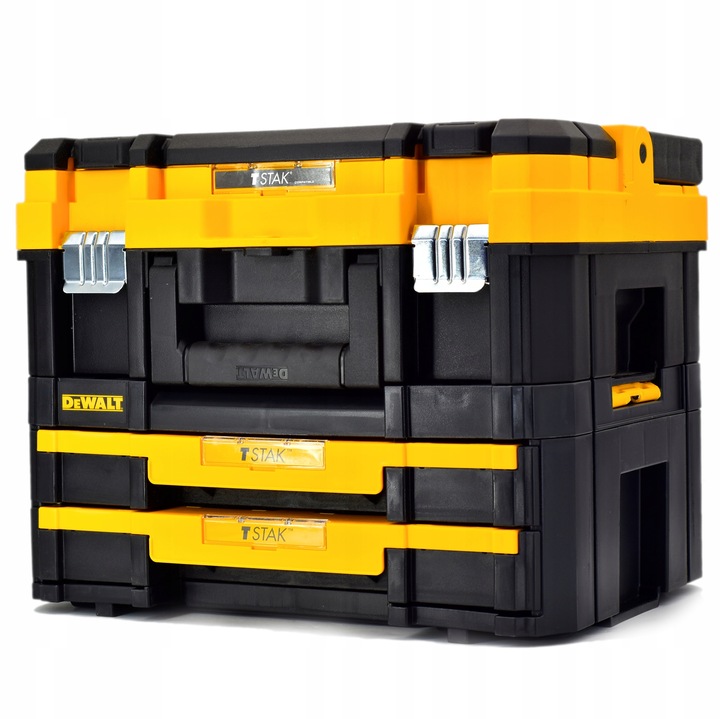 Zestaw combo skrzyń organizer DEWALT TSTAK DWST1-70706 + DWST1-70704