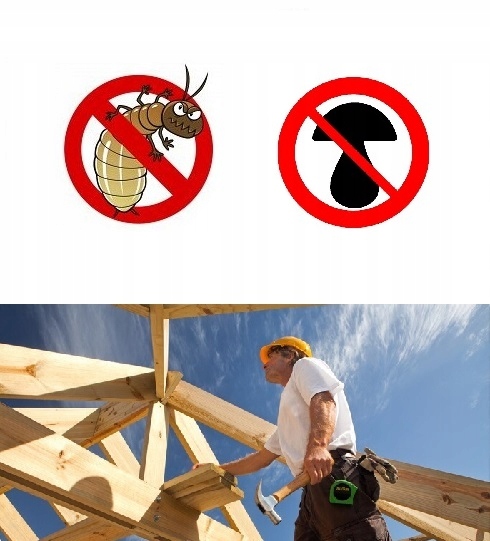 KUPRAFUNG P impregnat do drewna BRĄZOWY 1:13=130L