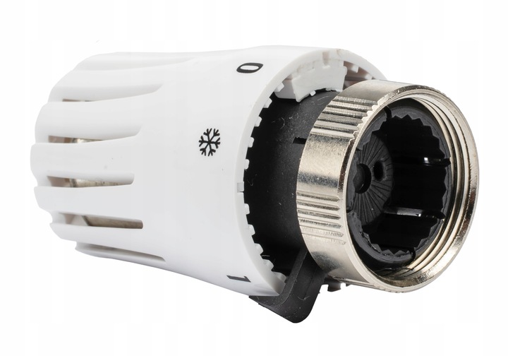 ZESTAW TERMOSTATYCZNY PROSTY ZAWÓR ZASILAJĄCY POWROTNY GŁOWICA DO