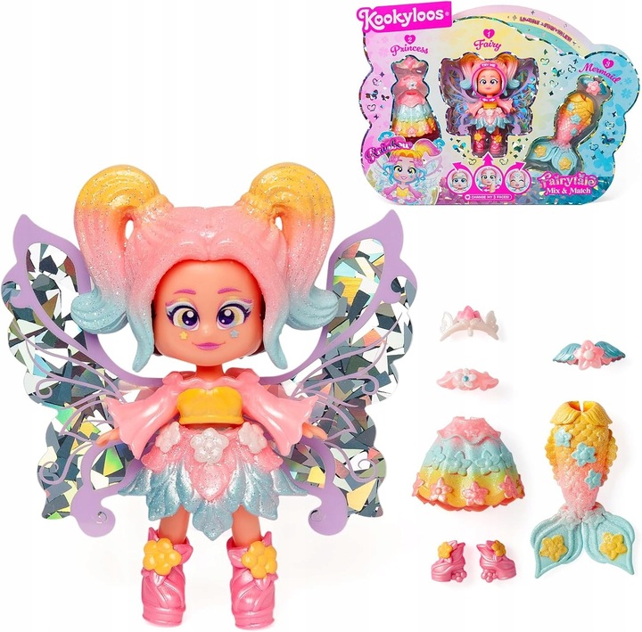 MagicBox - KOOKYLOOS PRINCESS - Fairytale Mix Match - Rainbow