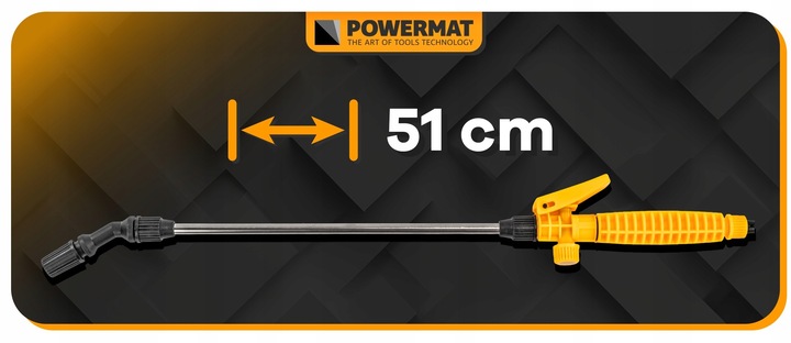 OPRYSKIWACZ AKUMULATOROWY CIŚNIENIOWY OGRODOWY LEKKI LANCA 2,5AH